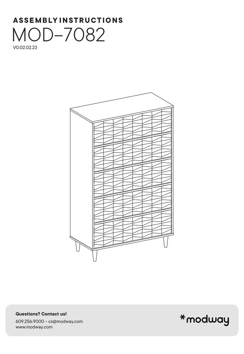 modway MOD-7082 Assembly instructions
