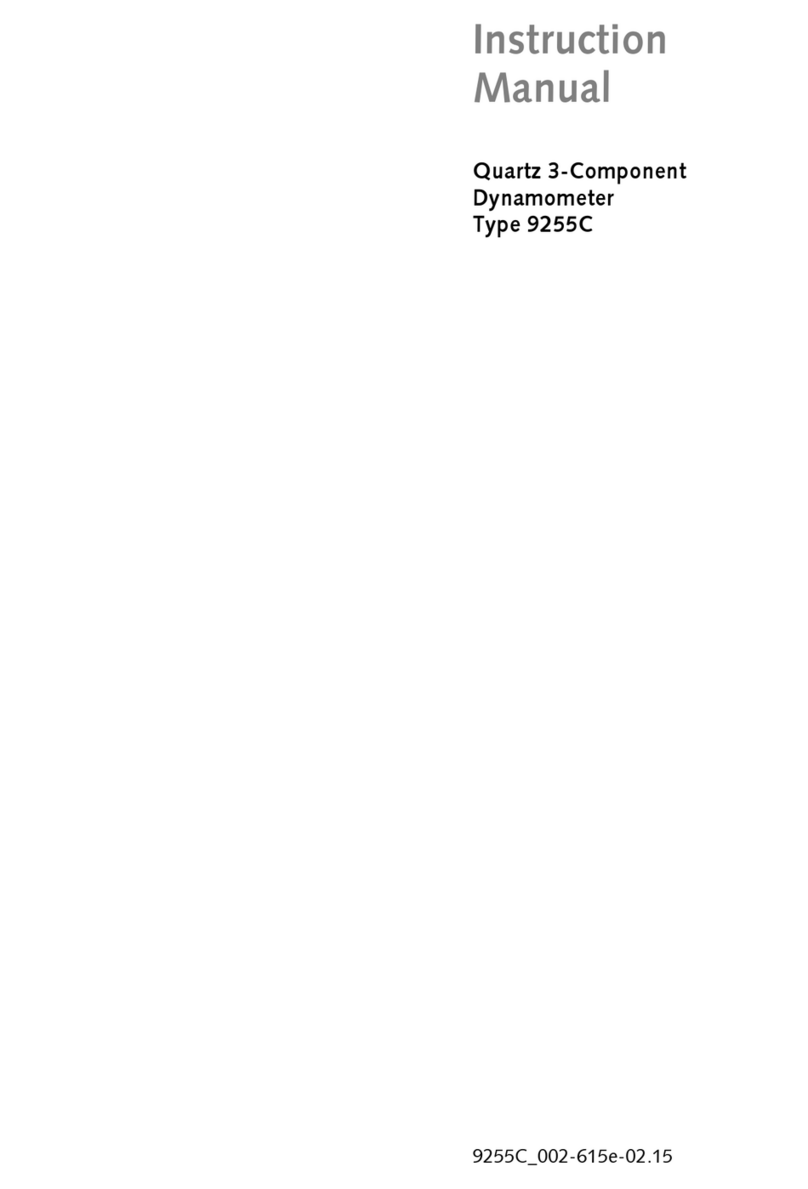 Kistler 9255C User manual