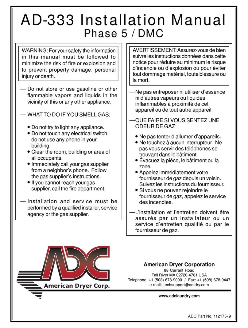 ADC AD-333 User manual