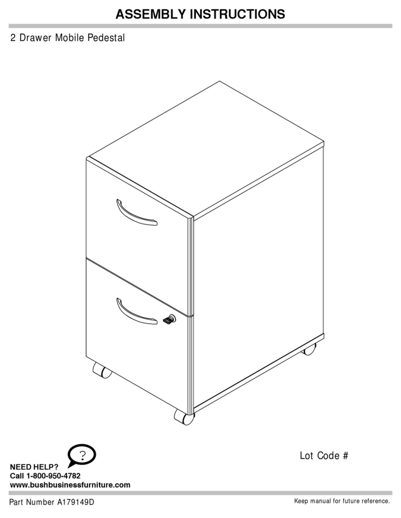 Bush Business Furniture A179149D Assembly instructions Bush Business Furniture A179149D Assembly instructions