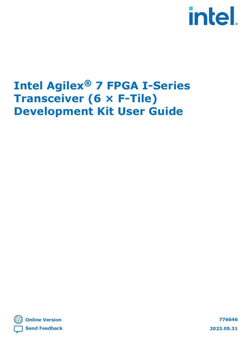 Intel Agilex 7 FPGA I Series User manual