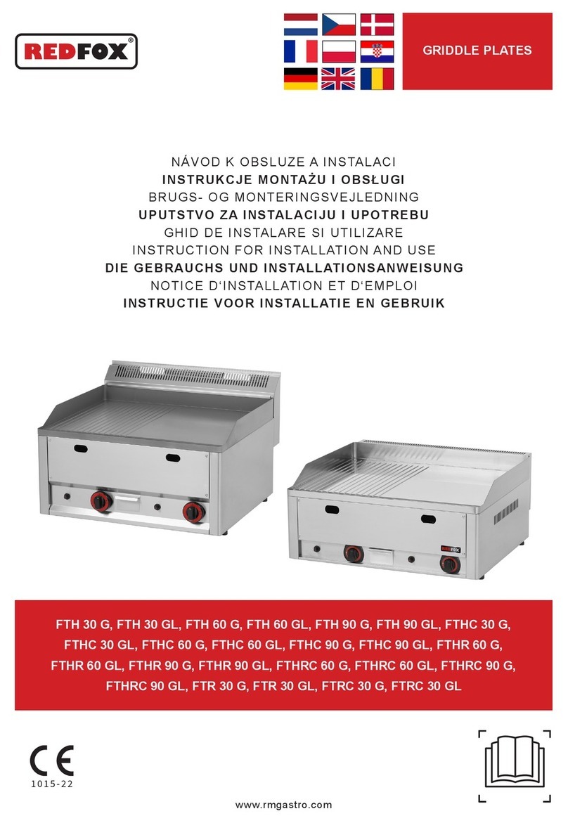 Redfox FTH 30 G Instructions for installation and use Redfox FTH 30 G Instructions for installation and use