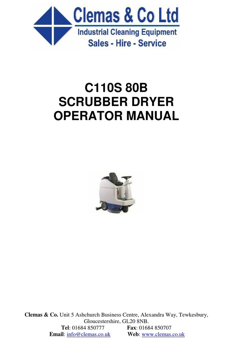 Clemas & Co C110S 80B Operator's manual