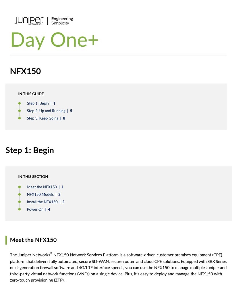 Juniper NFX150 manual