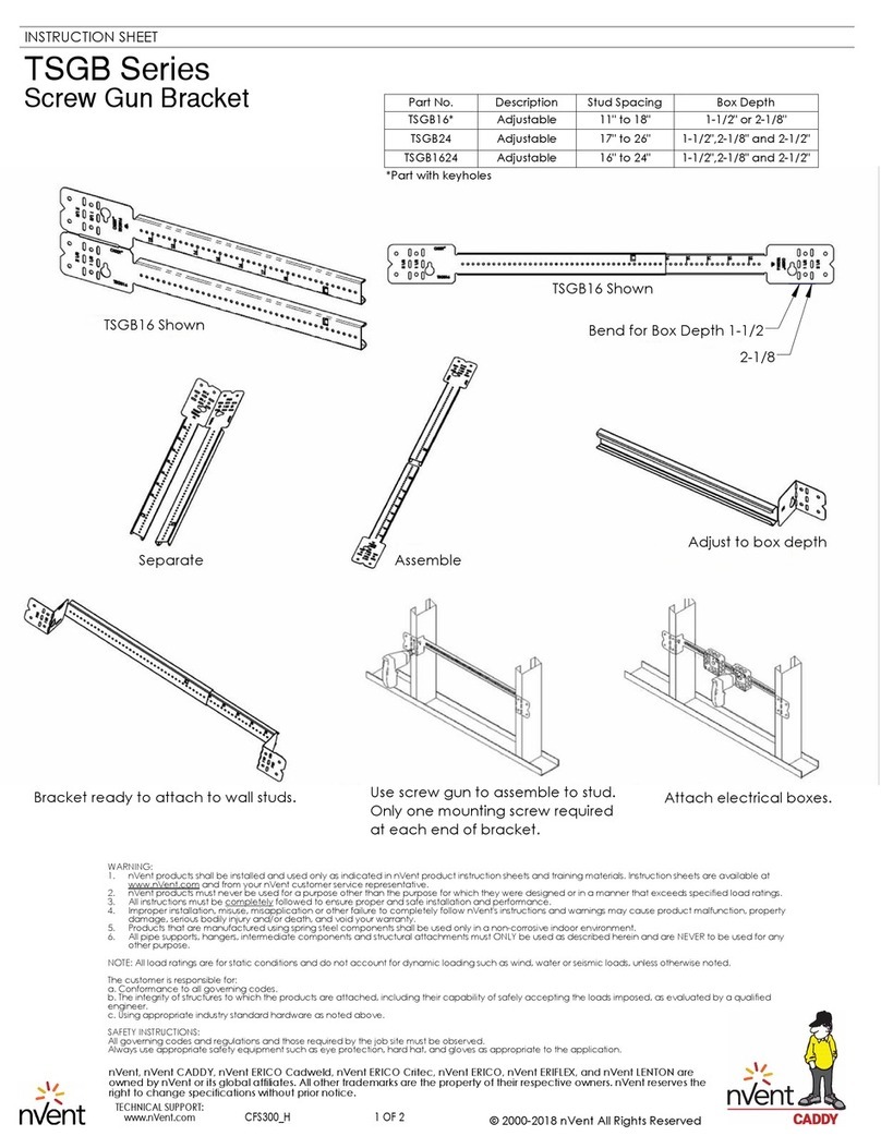 nvent TSGB Series User manual