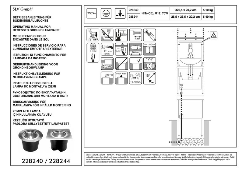 SLV 228240 operating manual