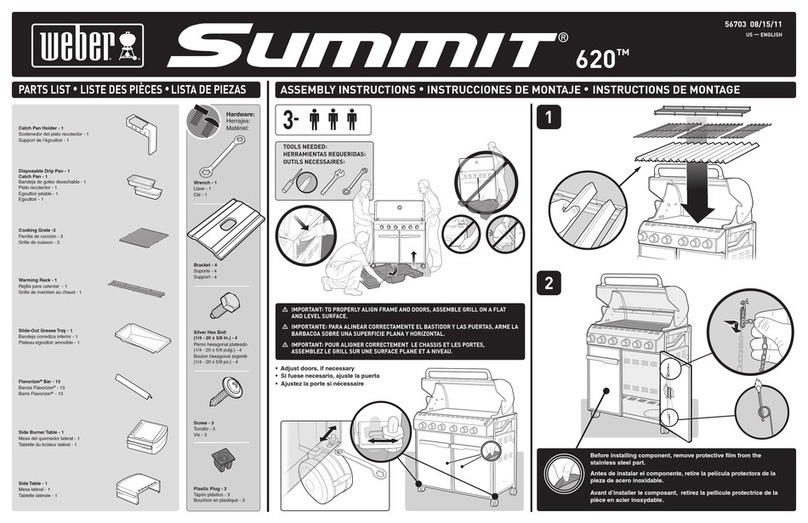 Weber Summit 620 User manual