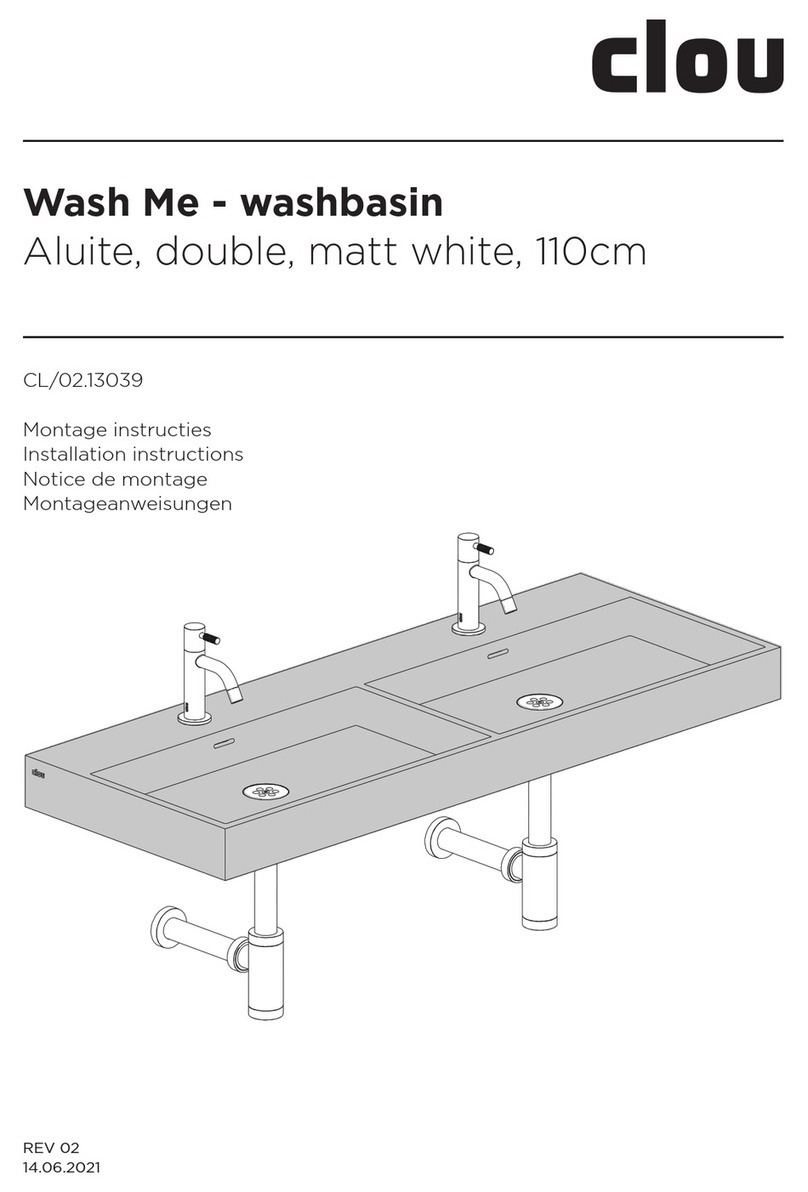 Clou Wash Me CL/02.13039 User manual