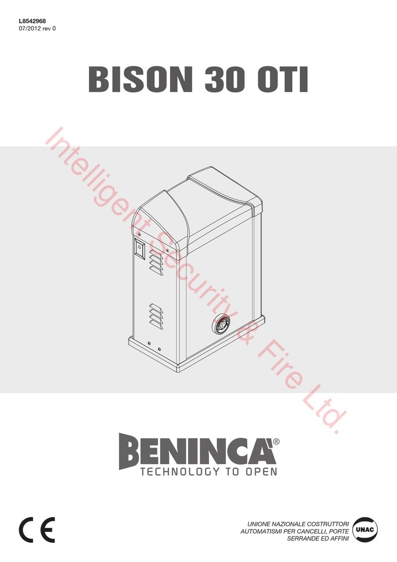 Beninca BISON 30 OTI manual