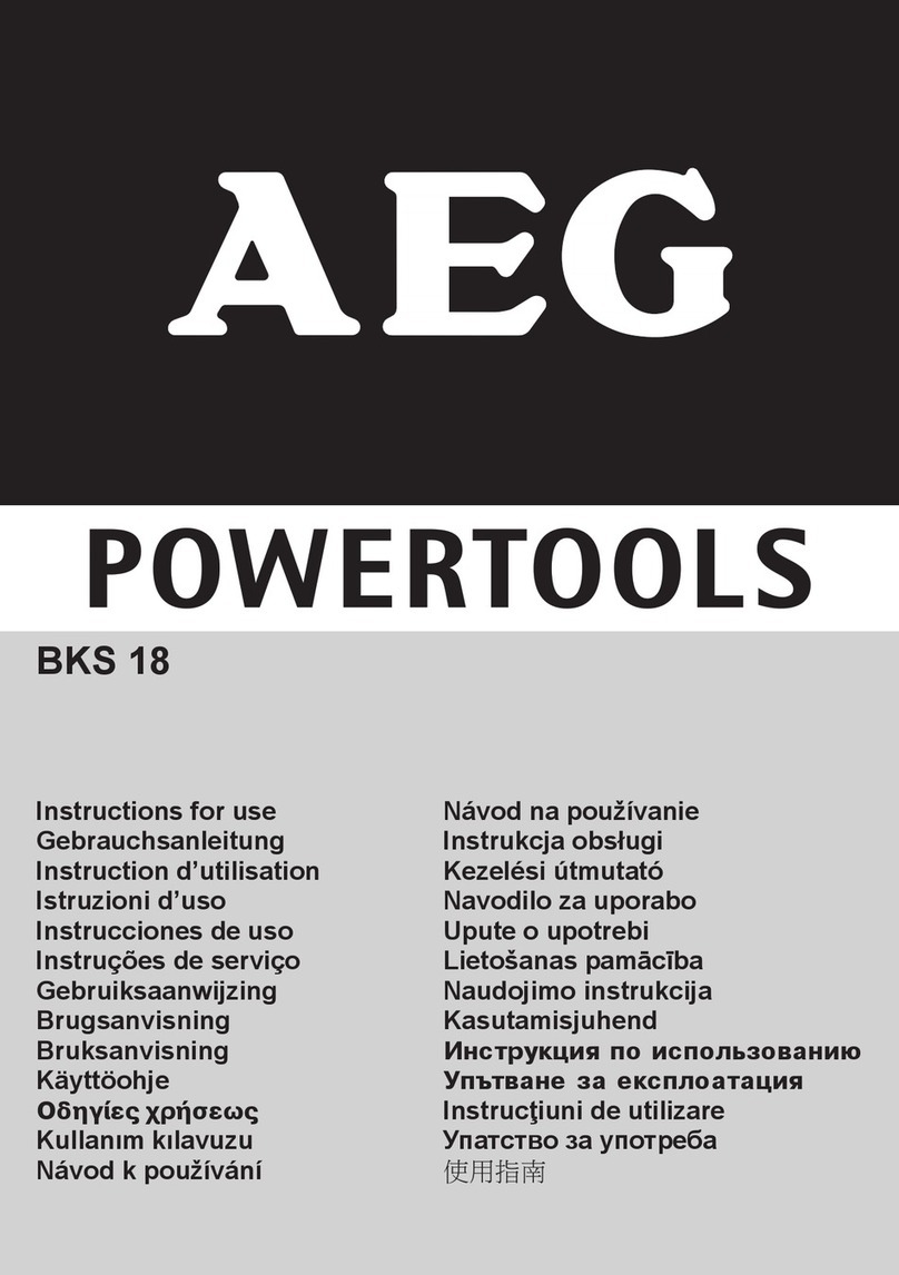 AEG BKS18LI-401B Instructions for use