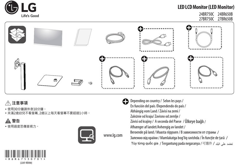 LG 24BR650B User manual