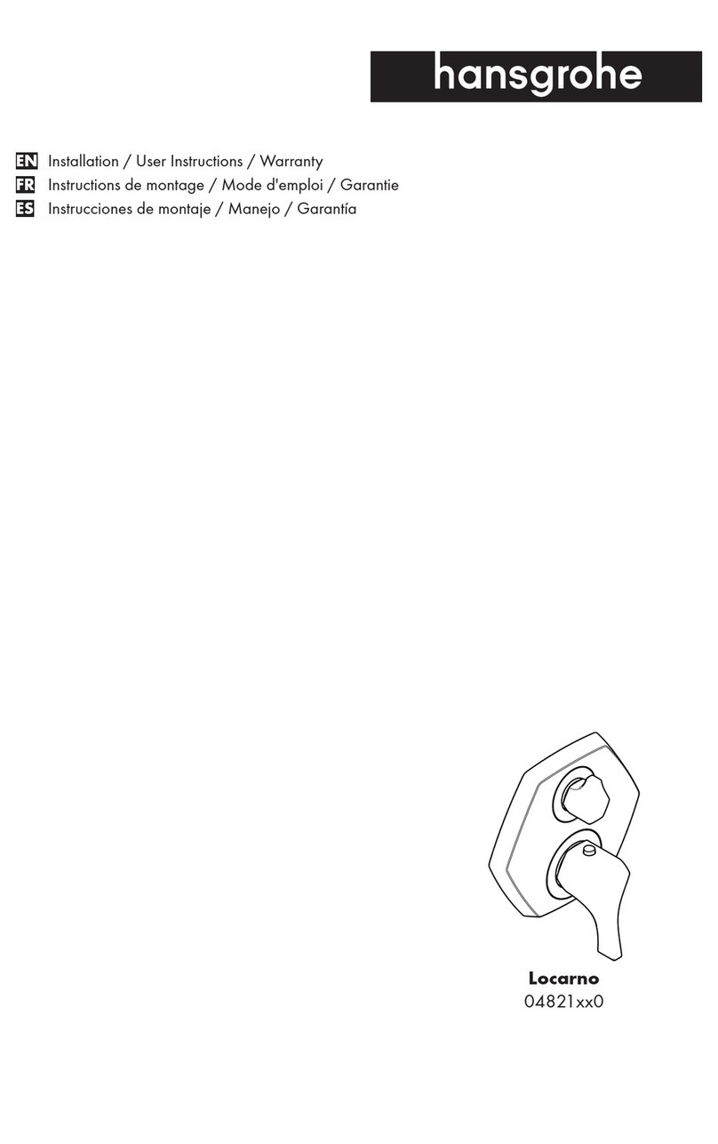 Hans Grohe Locarno 04821 0 Series Instruction Manual