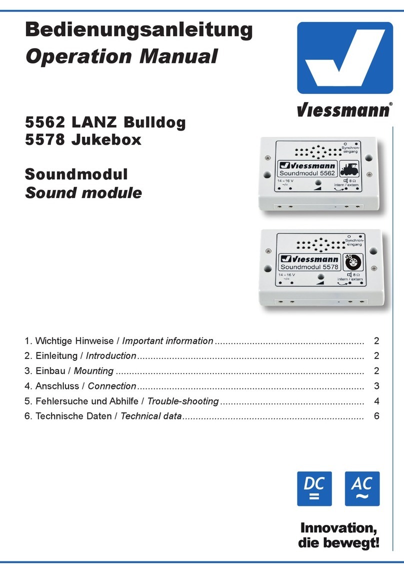 Viessmann LANZ Bulldog Operation manual Viessmann LANZ Bulldog Operation manual