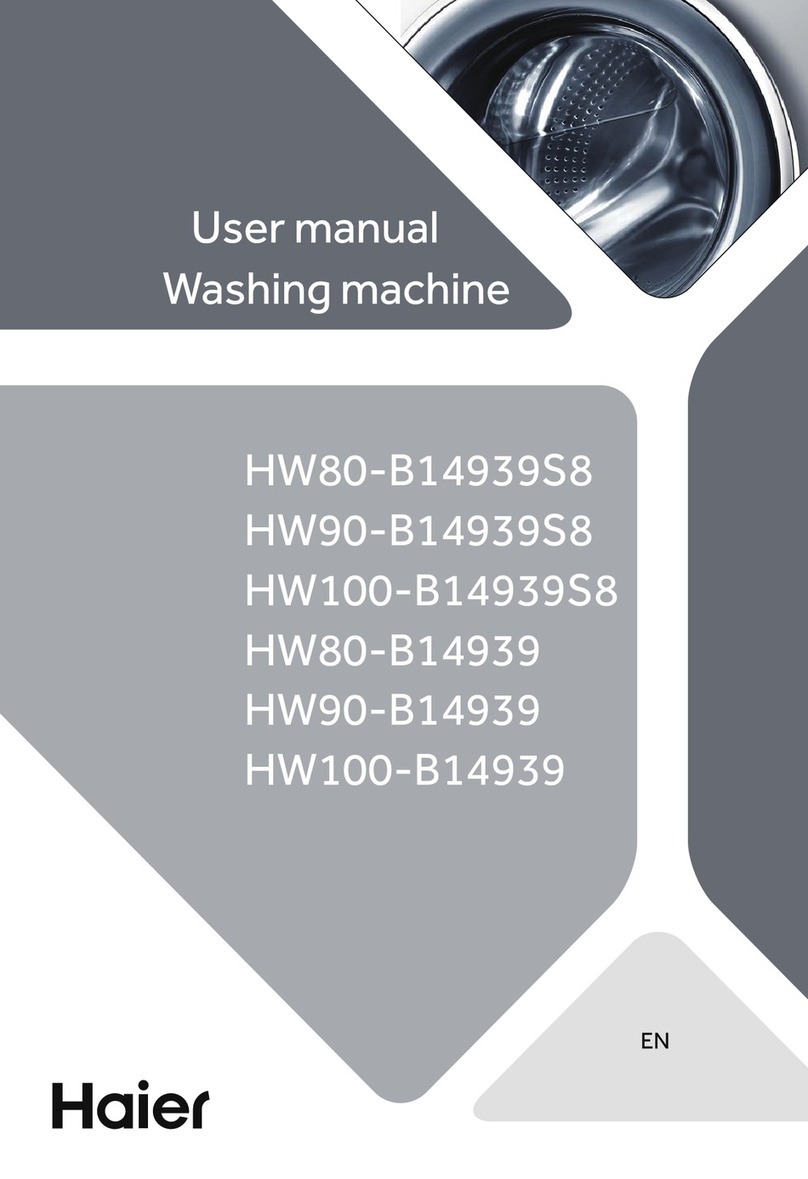 Haier HW90-B14939S8 User manual Haier HW90-B14939S8 User manual