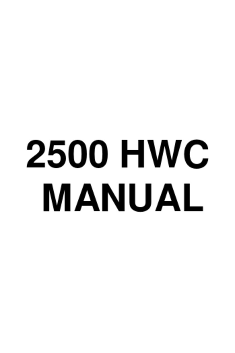 Maxwell 2500 HWC User manual