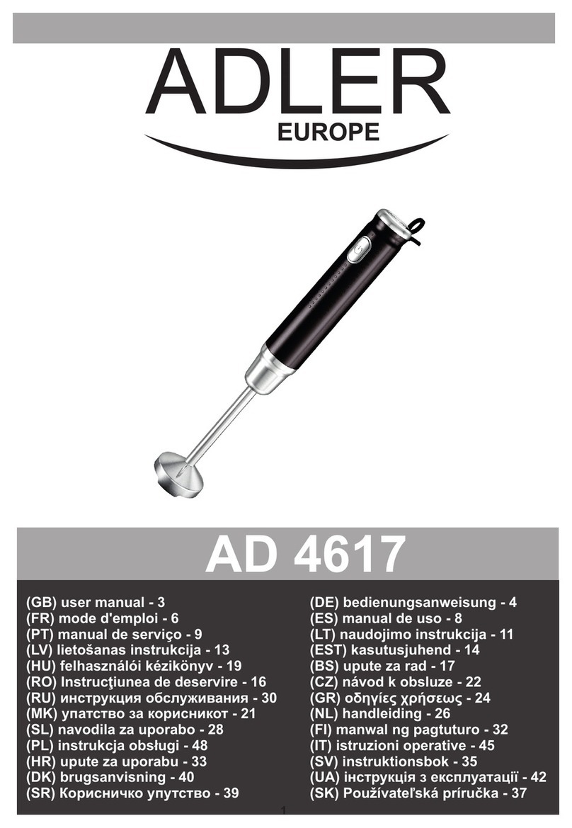 Adler Europe AD 4617 user manual