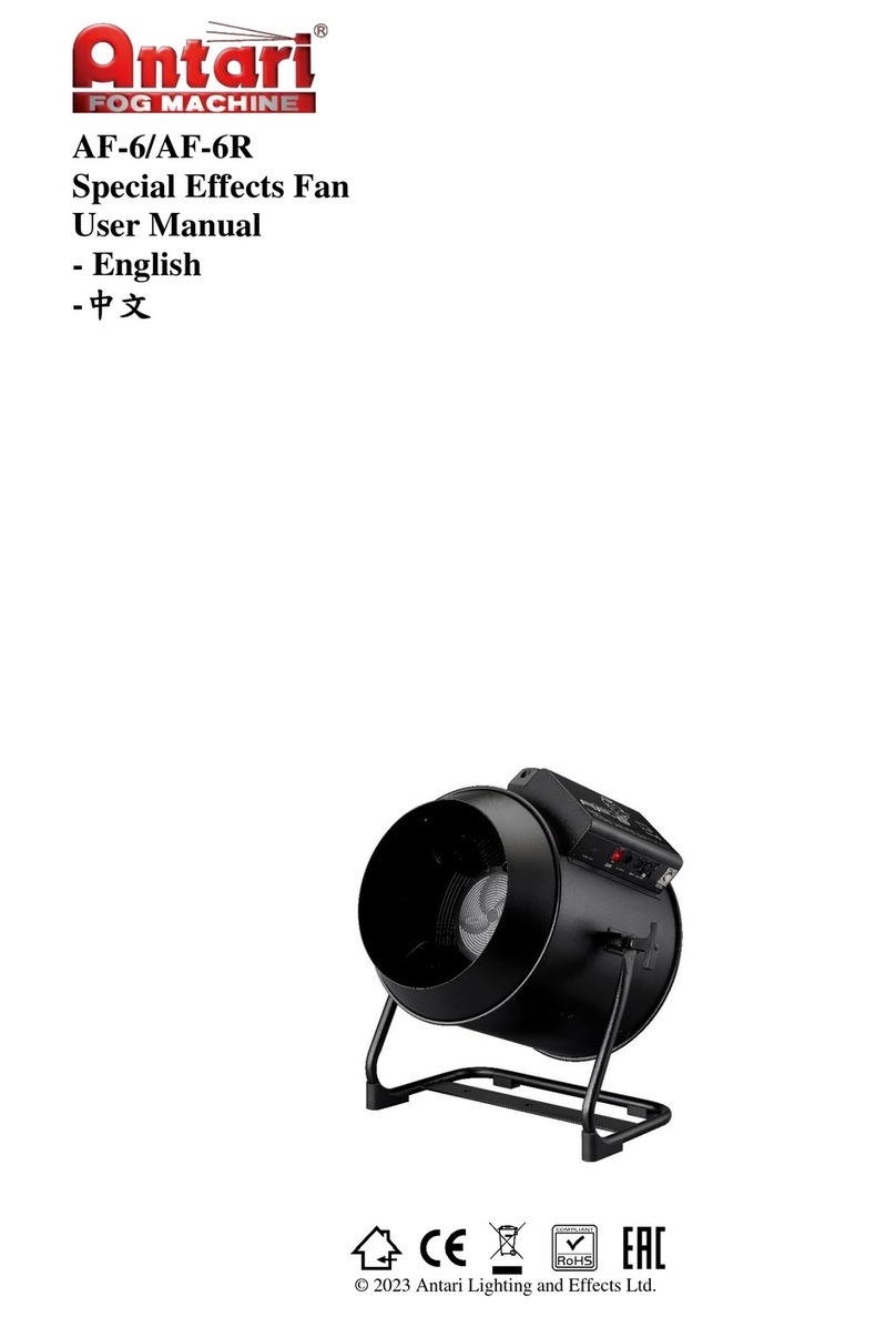 Antari AF-6 user manual
