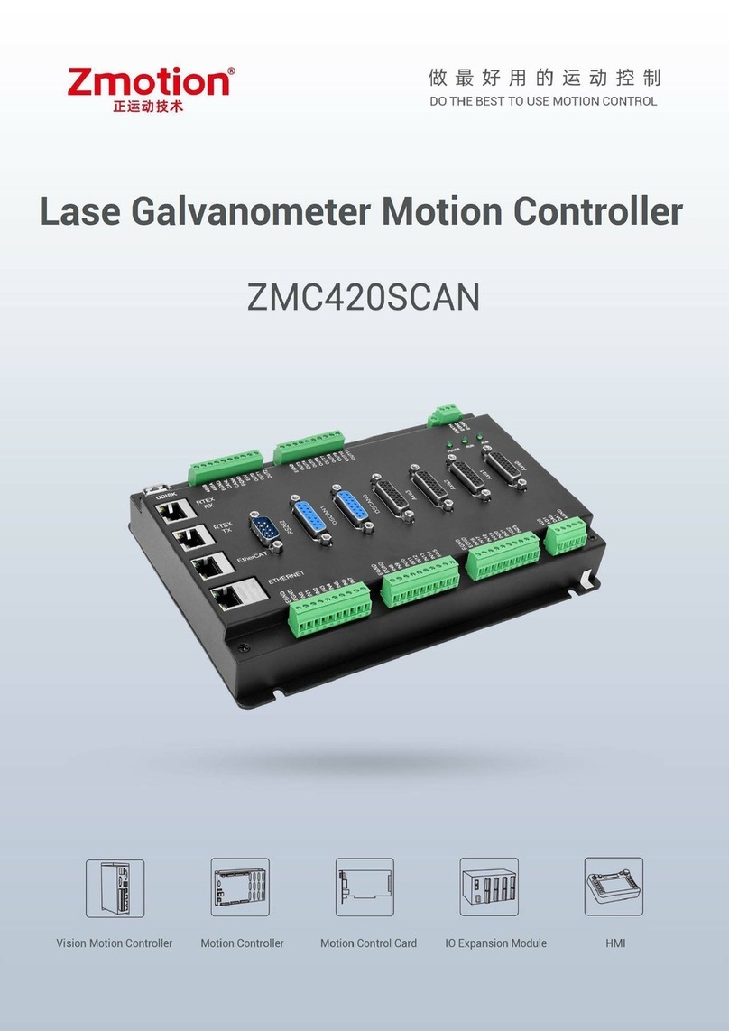 Zmotion ZMC420SCAN User manual
