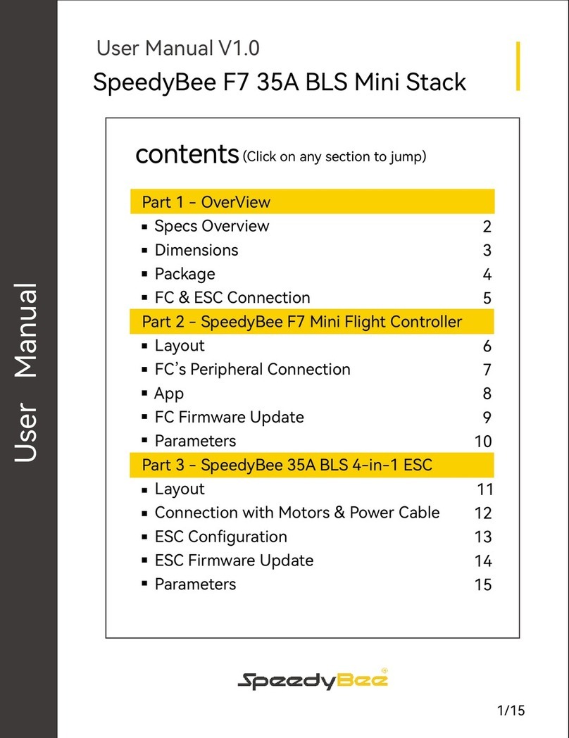 SpeedyBee F7 35A BLS Mini Stack user manual
