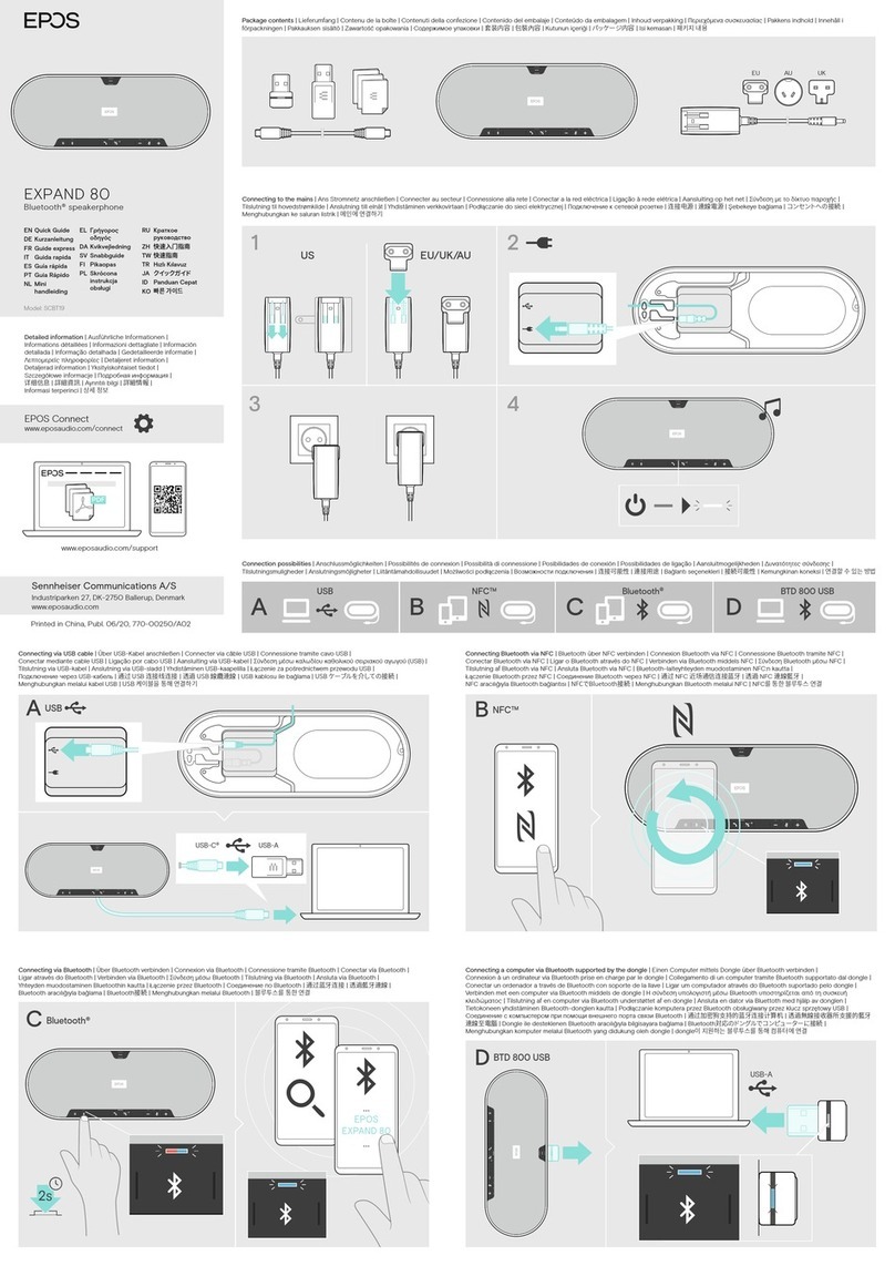 EPOS EXPAND 80 quick guide