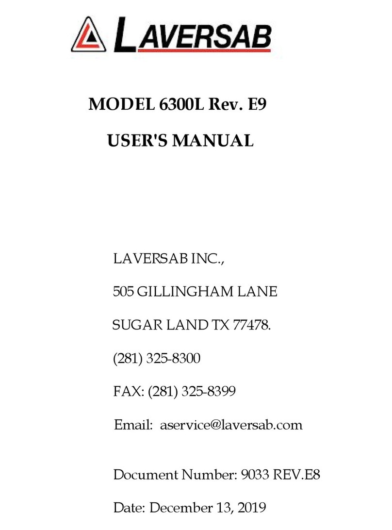 Laversab 6300L user manual