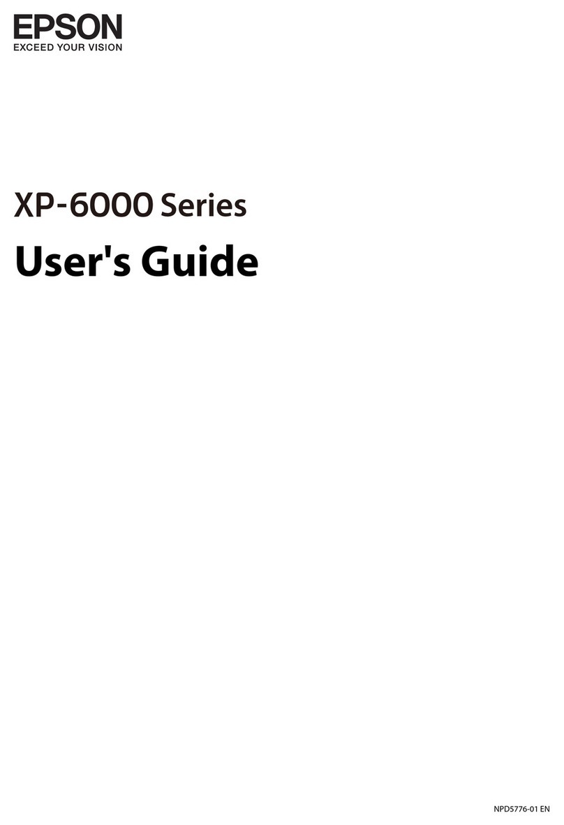 Epson Expression Premium XP-6001 User manual