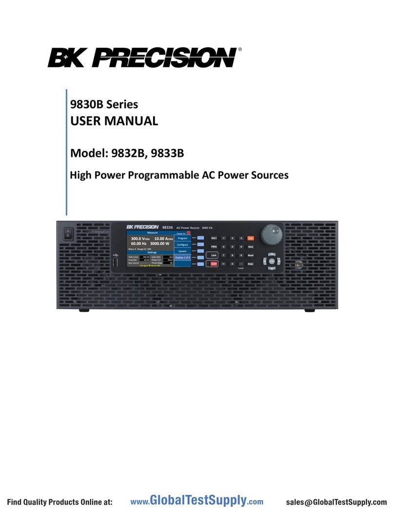 B+K precision 9830B Series User manual