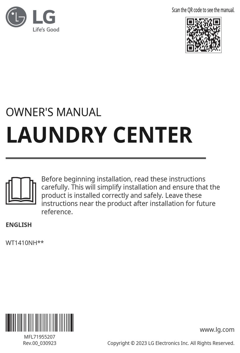LG WT1410NH Series owner's manual