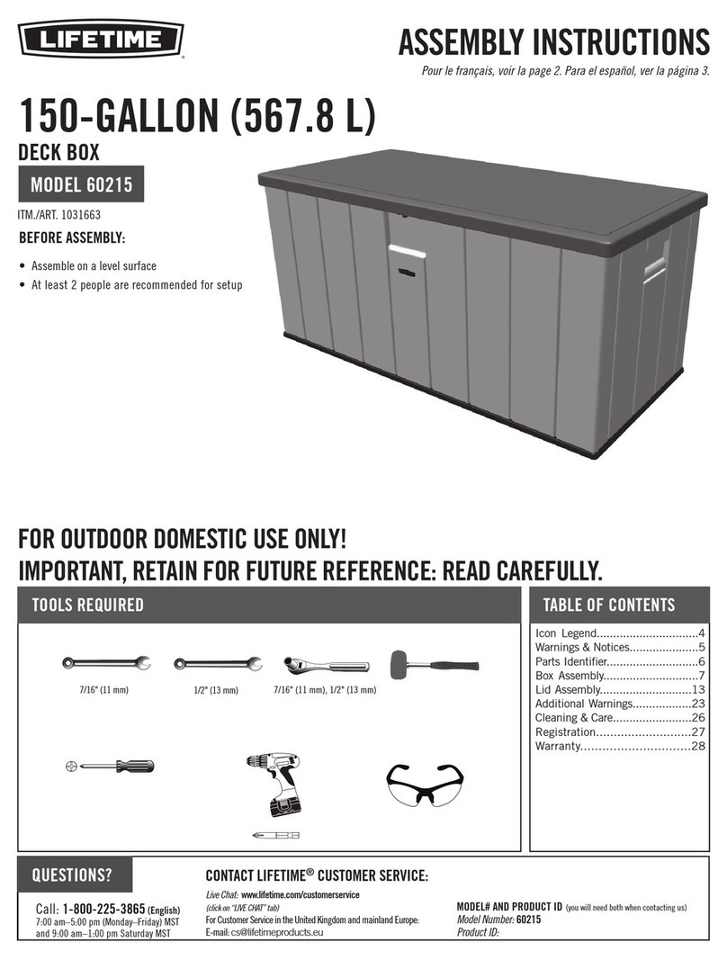 Lifetime 1031663 User manual