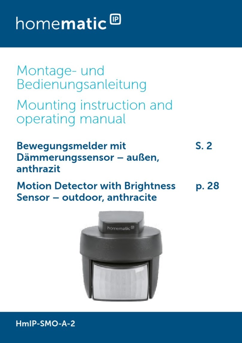 HomeMatic HMIP-SMO-A-2 User manual
