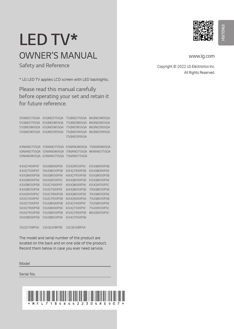 LG 65QNED7SSQA User manual