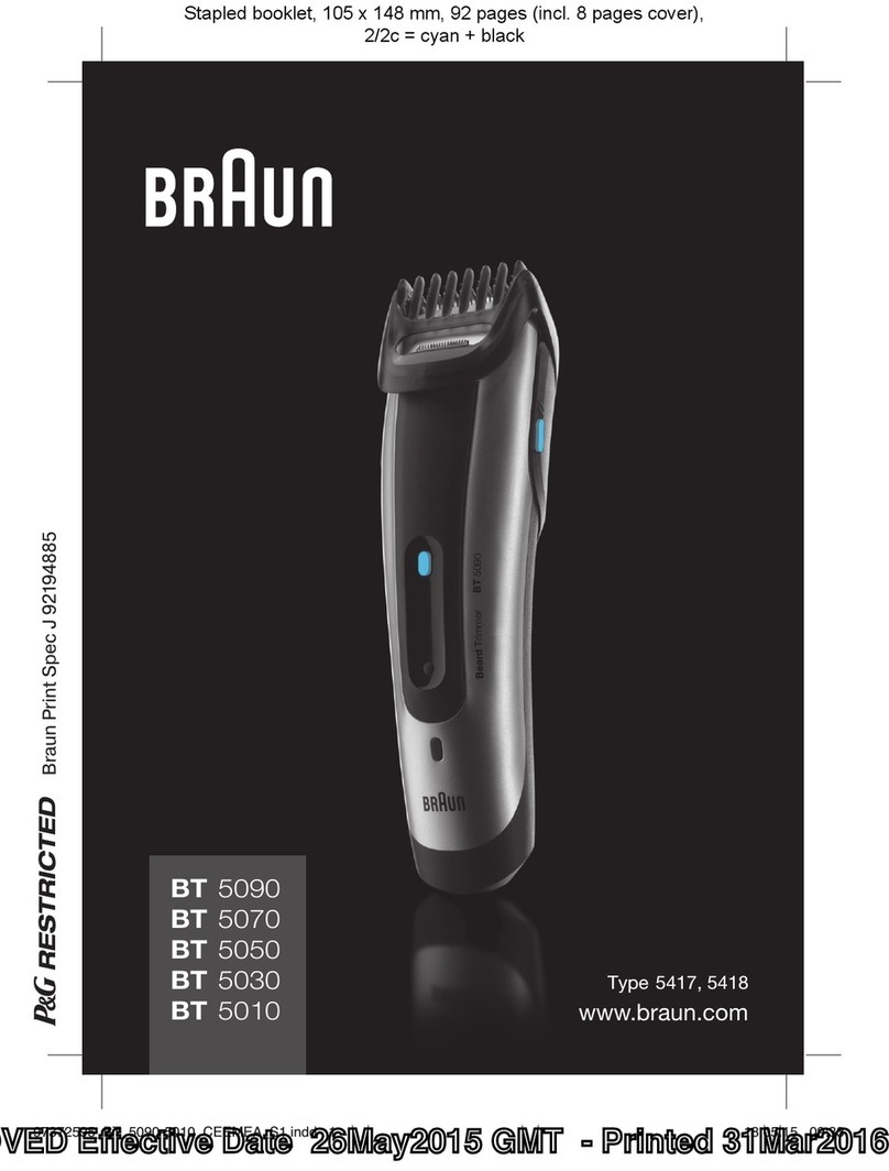 Braun BT 5050 manual