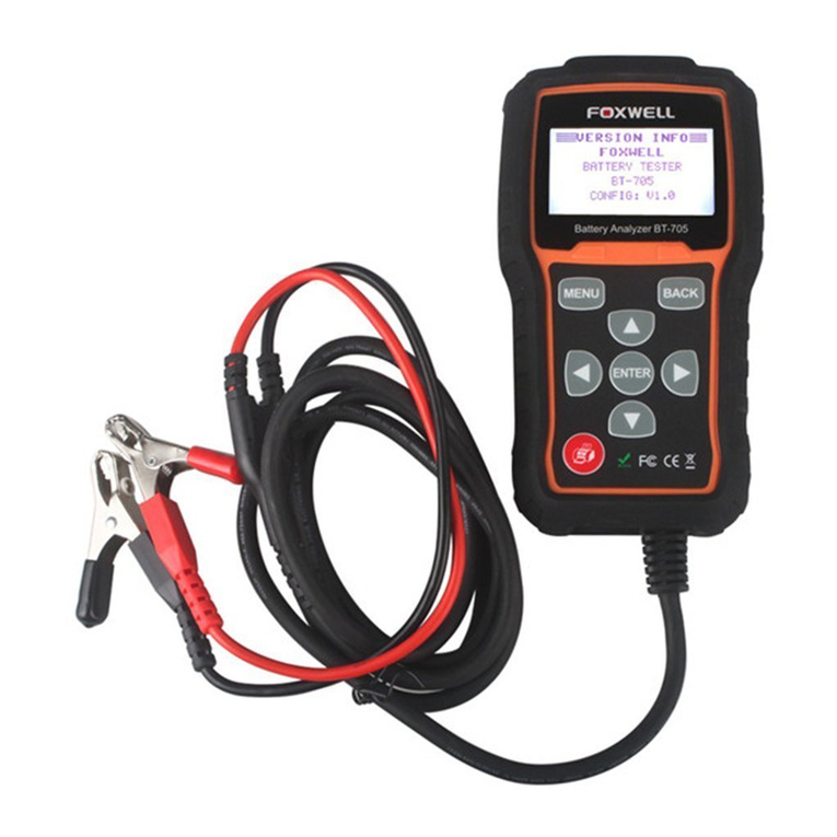 Foxwell BT705 User manual