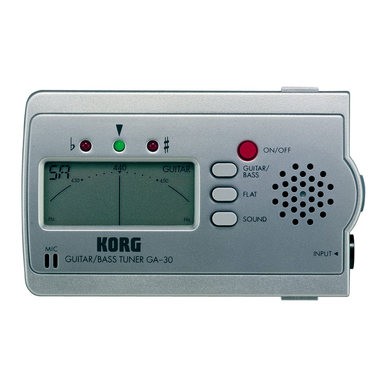 Korg GA-30 User manual
