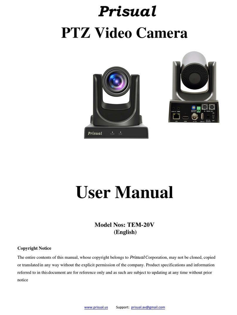 Prisual TEM-20V User manual