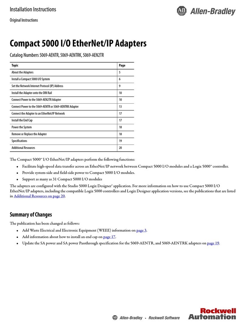 Allen-Bradley 5069-AENTR User manual Allen-Bradley 5069-AENTR User manual