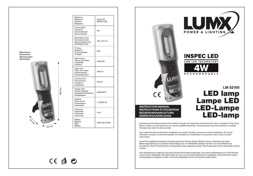 LumX INSPEC LED instruction manual