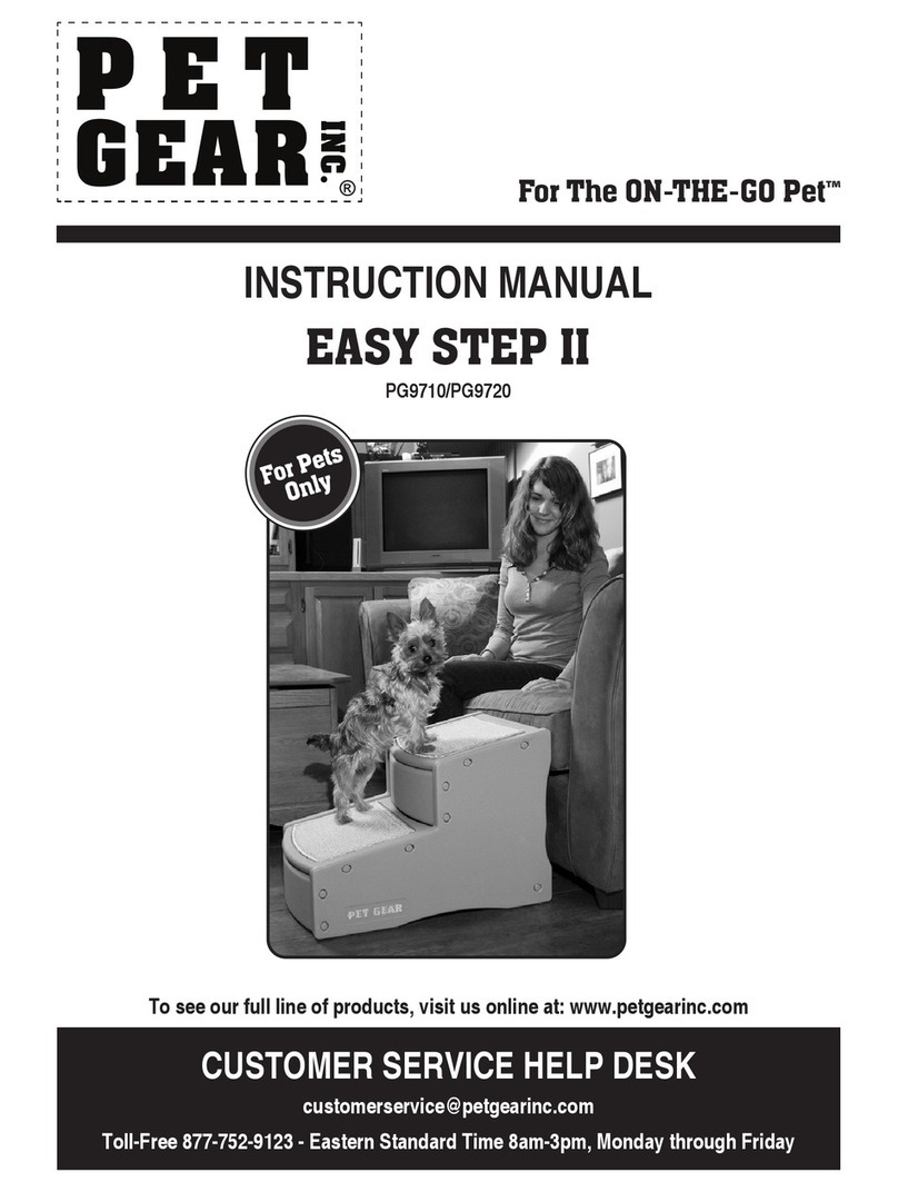 Pet Gear The ON-THE-GO Pet EASY STEP II instruction manual