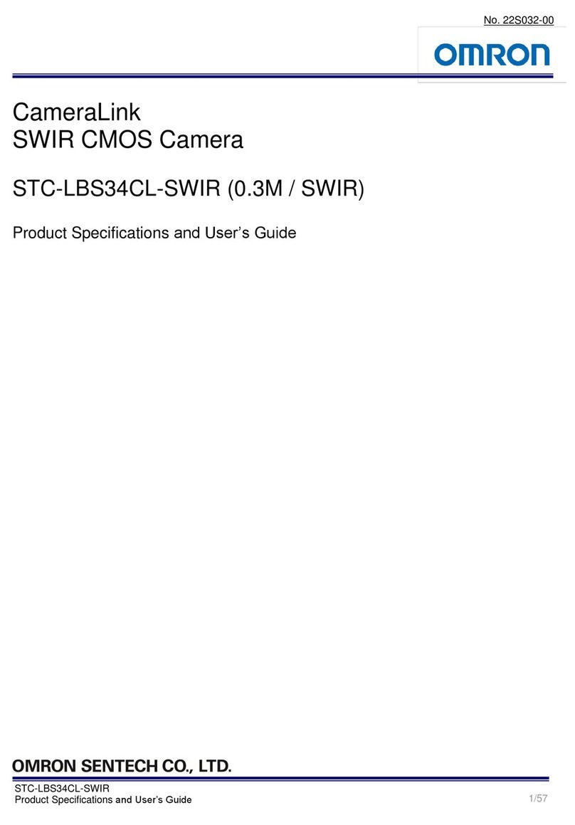 Omron STC-LBS34CL-SWIR Installation instructions