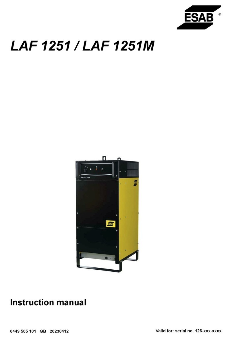 ESAB LAF 1251 User manual