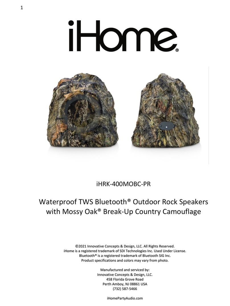iHome iHRK-400MOBC-PR manual