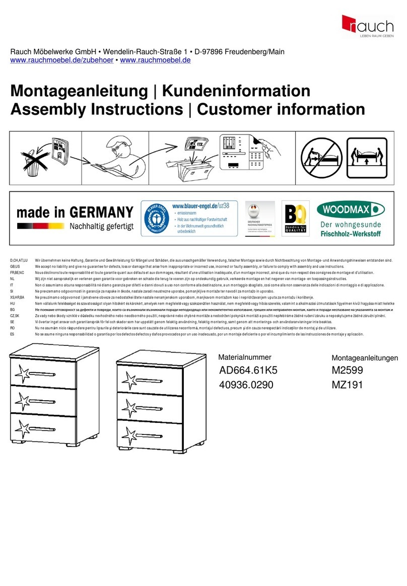 Rauch M2599 Assembly instructions