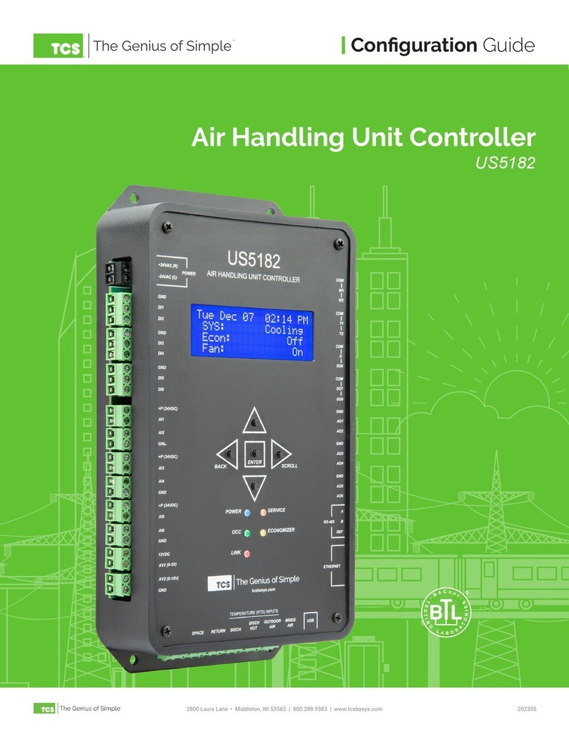 TCS US5182 User manual