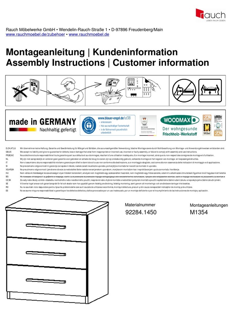 Rauch M1354 Assembly instructions