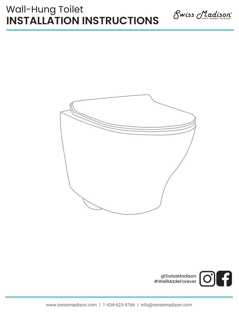 Swiss Madison Calice SM-WT465 installation instructions Swiss Madison Calice SM-WT465 installation instructions