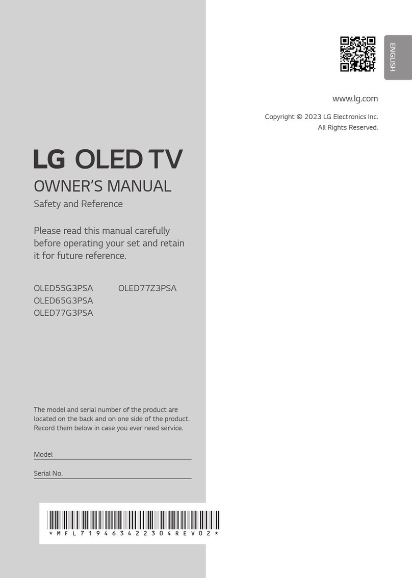 LG OLED65G3PSA User manual