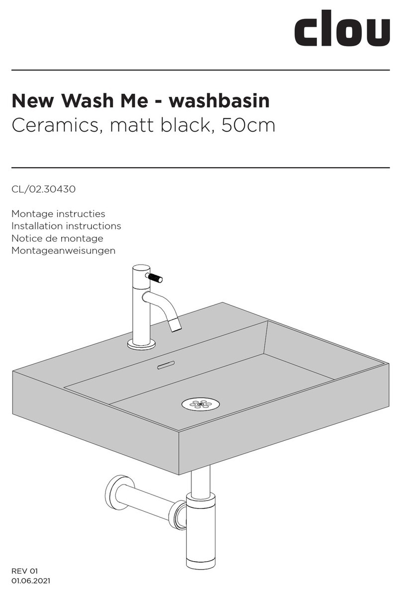 Clou Wash Me CL/02.30430 User manual