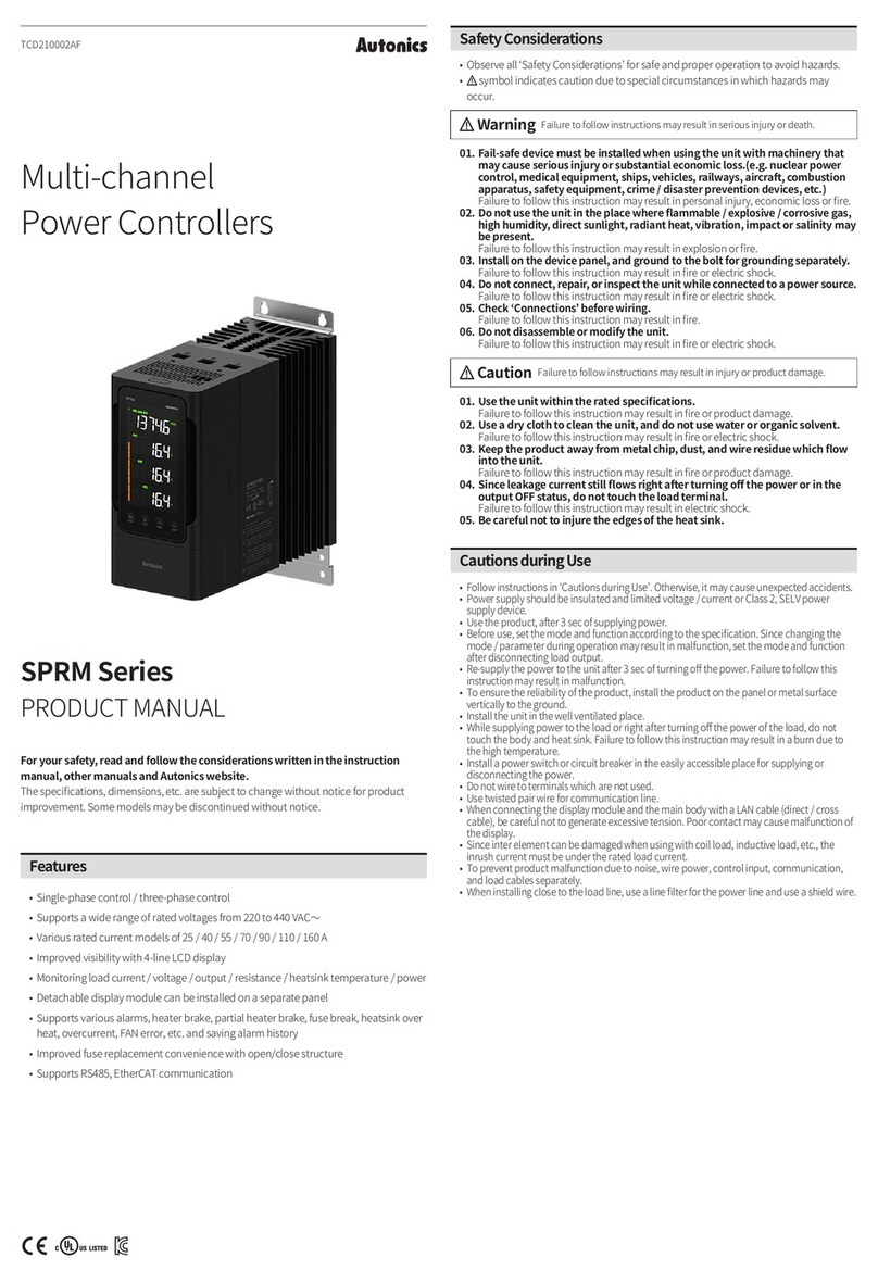 Autonics SPRM Series product manual