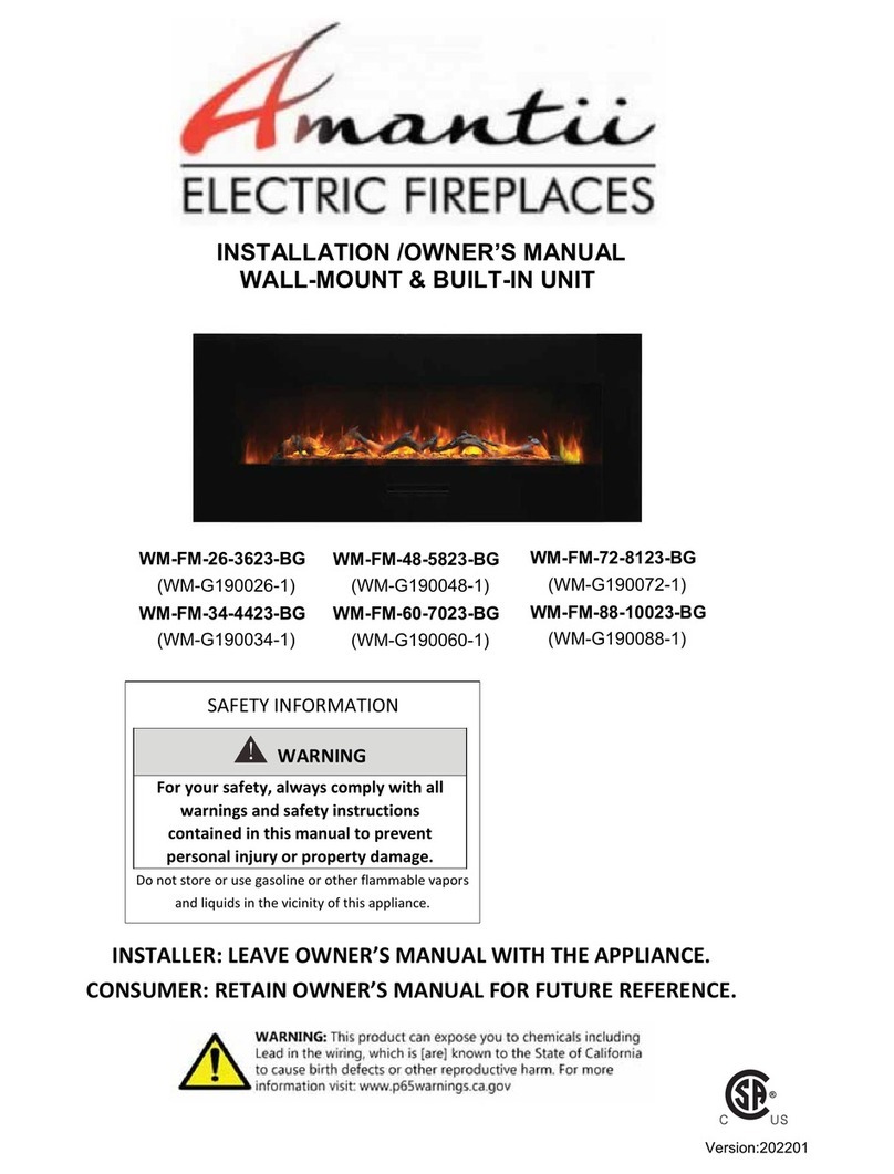 Amantii WM-FM-26-3623-BG Operating instructions