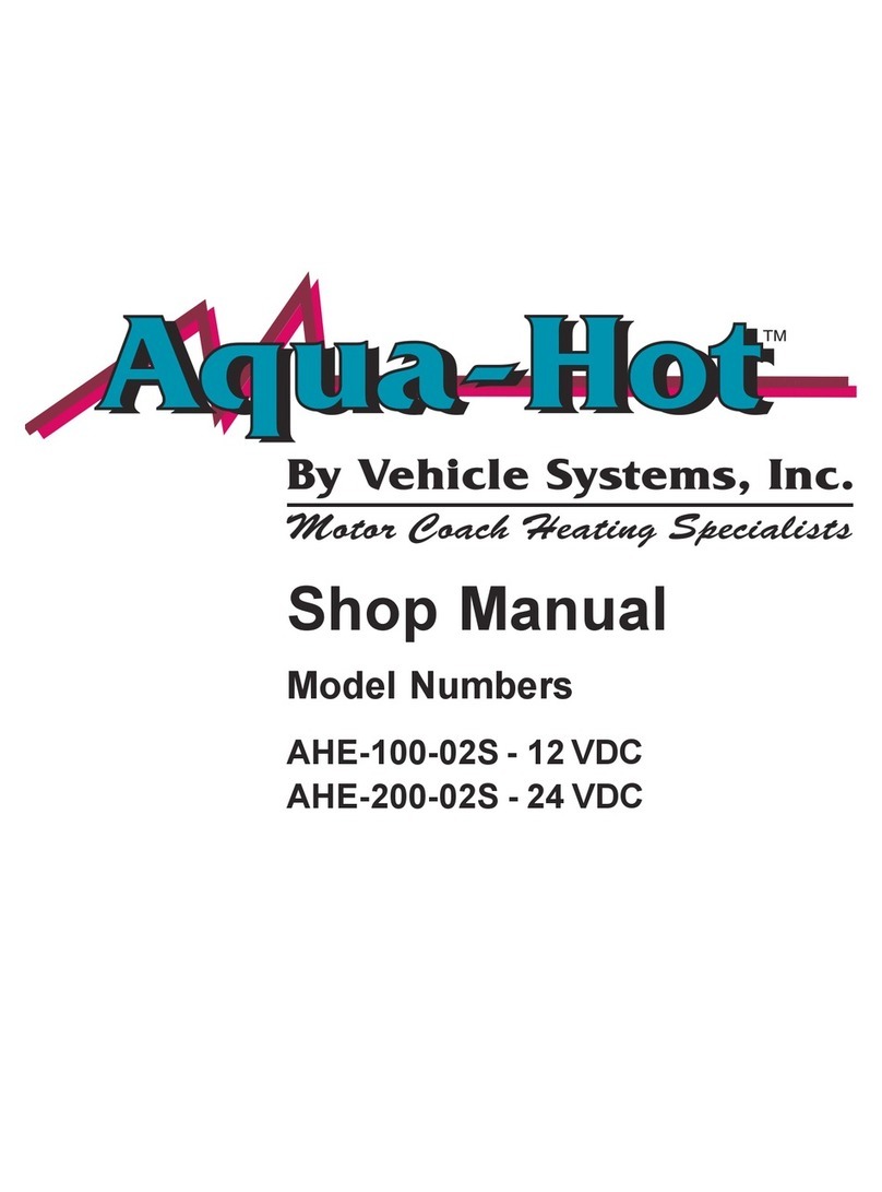Vehicle Systems Aqua-Hot AHE-100-02S Shop Manual Vehicle Systems Aqua-Hot AHE-100-02S Shop Manual